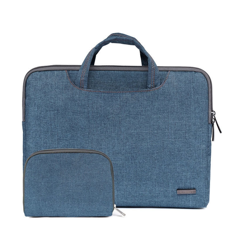 LiSEN LS-116 Simple Laptop Bag Business Laptop Liner Bag, Size: 11.6 inch(Snowflake Nylon Dark Blue) - Other by LiSEN | Online Shopping UK | buy2fix