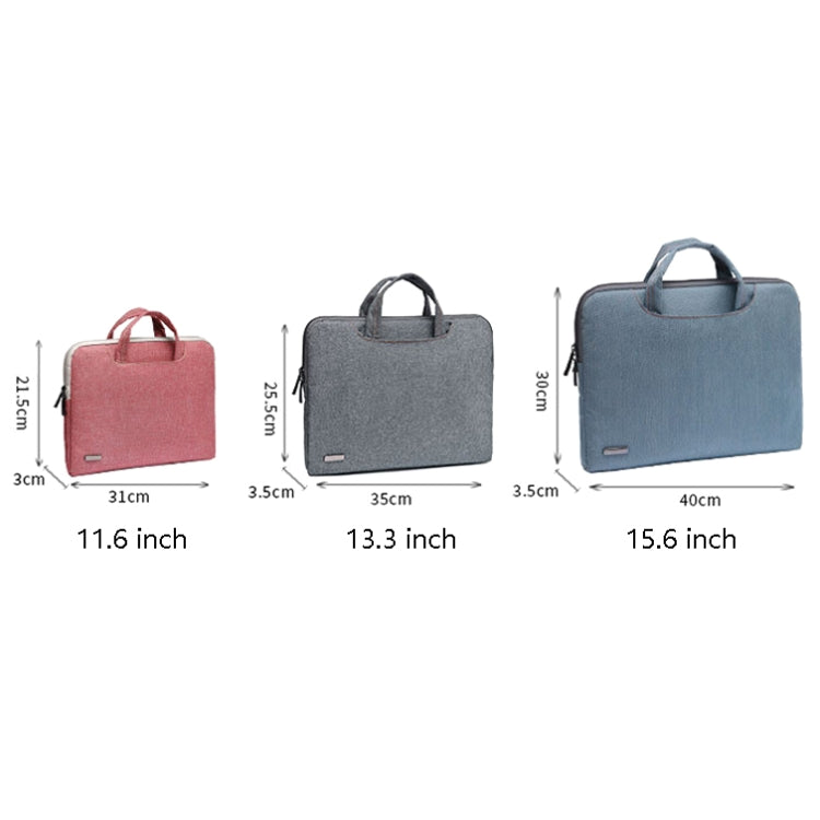 LiSEN LS-116 Simple Laptop Bag Business Laptop Liner Bag, Size: 11.6 inch(Canvas Colorful Leaves Black) - Other by LiSEN | Online Shopping UK | buy2fix