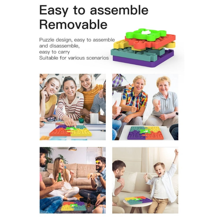 Silicone Desktop Puzzle Decompression Toy, Specification: ChessBoard Upgrade - Squeeze Toys by buy2fix | Online Shopping UK | buy2fix