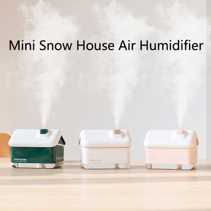 QB2020-008-G1 Mini Snow House Air Humidifier USB Bedroom Christmas Humidifier(White) - Home & Garden by buy2fix | Online Shopping UK | buy2fix