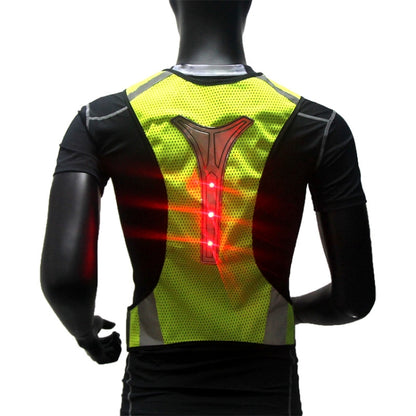 Sports Reflective Vest Night Running Outdoor Reflective Clothing Traffic Safety Reflective Vest,Style: With Led(Pink) - In Car by buy2fix | Online Shopping UK | buy2fix