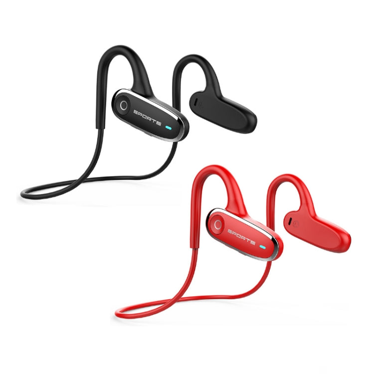 G68 Bone Conduction Bluetooth 5.0 Sports Waterproof Sweatproof Wireless Earphone(Red) - Sport Earphone by buy2fix | Online Shopping UK | buy2fix