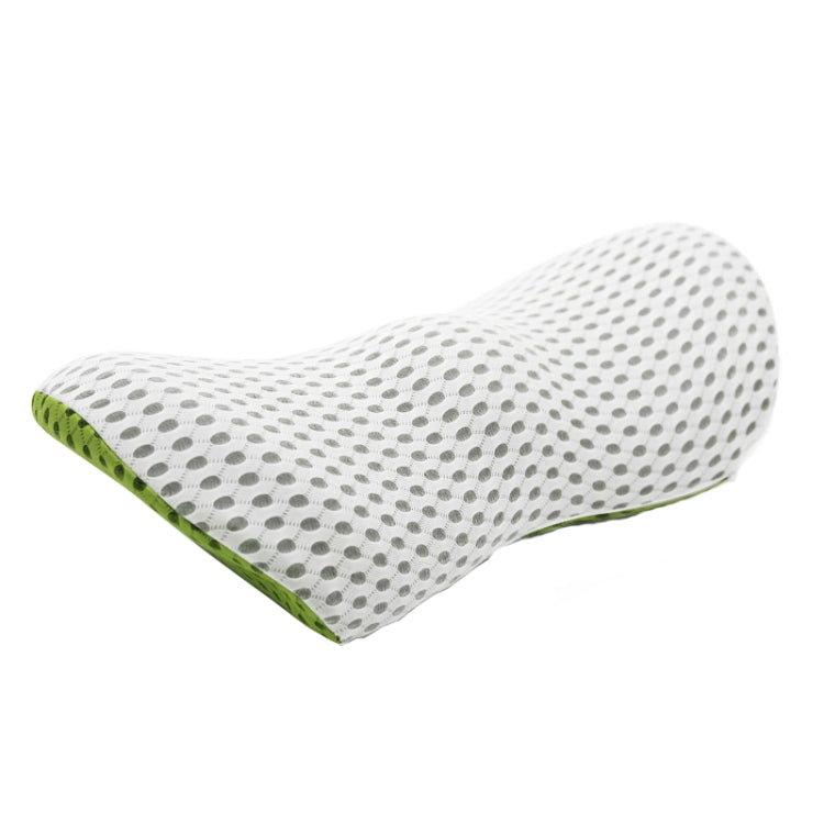 Car Supplies Lumbar Support Memory Foam Car Backrest Lumbar Cushion Seat Cushion Lumbar Pillow, Colour: Green+Light Gray - In Car by buy2fix | Online Shopping UK | buy2fix