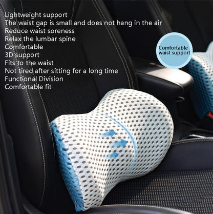 Car Supplies Lumbar Support Memory Foam Car Backrest Lumbar Cushion Seat Cushion Lumbar Pillow, Colour: Cationic Lemon Yellow - In Car by buy2fix | Online Shopping UK | buy2fix