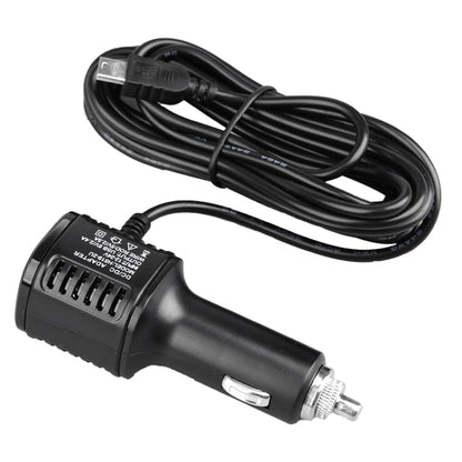 H519 Car Charger Driving Recorder Power Cord Dual USB With Display Charging Line, Specification: Mini Straight - In Car by buy2fix | Online Shopping UK | buy2fix