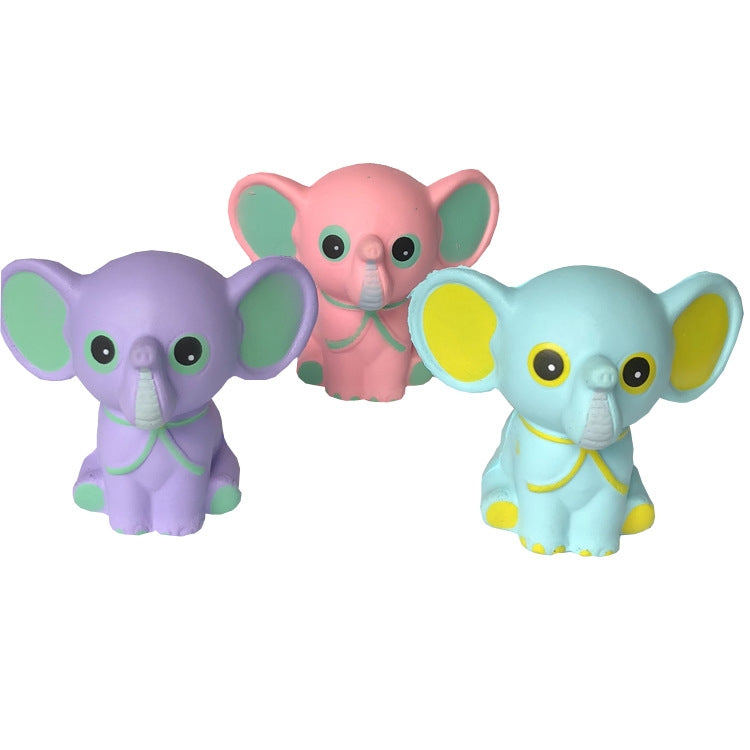 2 PCS Children Slow Rebound Cute Cartoon Elephant Decompression Toy(Pink) - Squeeze Toys by buy2fix | Online Shopping UK | buy2fix