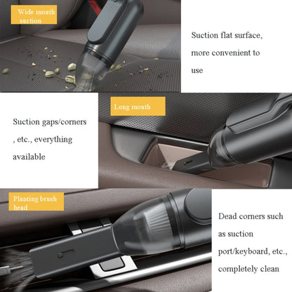 13000 Pa Car Vacuum Cleaner Wireless Handheld Mini Multi-Function UV Sterilization Vacuum Cleaner(Star Gray) - In Car by buy2fix | Online Shopping UK | buy2fix