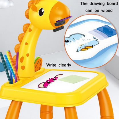 Children Multifunctional Projection Painting Toy Writing Board, wthout Watercolor Pen, Style: Dinosaur Pink - Drawing Toys by buy2fix | Online Shopping UK | buy2fix