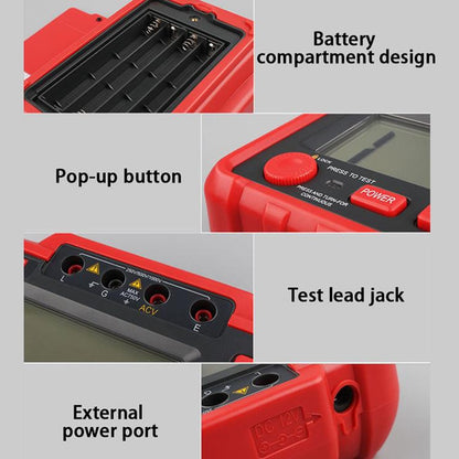 TASI Digital Insulation Resistance Measuring Tester(TA8321A  250-1000V) - Consumer Electronics by TASI | Online Shopping UK | buy2fix