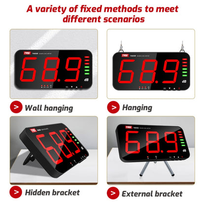 TASI TA653B Large-Screen Noise Meter Wall-Mounted Decibel Meter - Consumer Electronics by TASI | Online Shopping UK | buy2fix