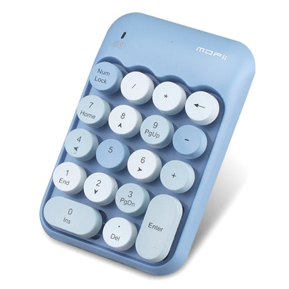 MOFii X910 2.4G 18 Keys 1600 DPI Wireless Numeic Keypad(Blue) - Wireless Keyboard by MOFii | Online Shopping UK | buy2fix