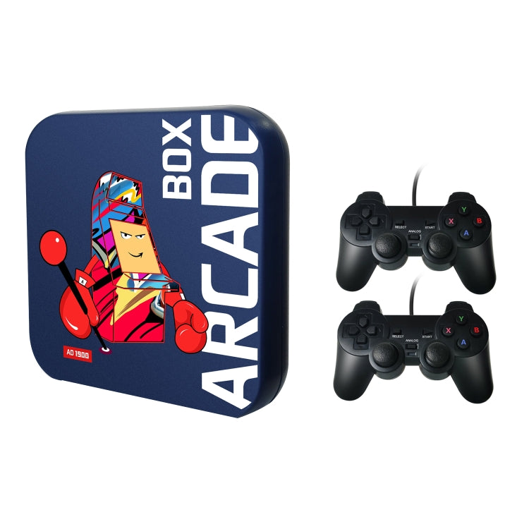 Arcade Box 128G Wired Video Game Machine Box 4K HD Display For PS1/PSP/N64/DC, EU Plug - Pocket Console by buy2fix | Online Shopping UK | buy2fix