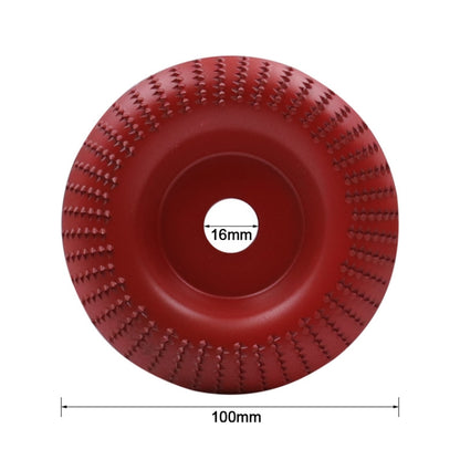 Woodworking Sanding Plastic Stab Discs Hard Round Grinding Wheels For Angle Grinders, Specification: 100mm Red Curved - Abrasive Tools & Accessories by buy2fix | Online Shopping UK | buy2fix