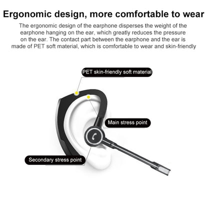 Lymoc V8S Business Bluetooth Wireless Earphone Car Bluetooth V4.1 Phone Handsfree MIC Music for iPhone Xiaomi Samsung - Bluetooth Earphone by buy2fix | Online Shopping UK | buy2fix