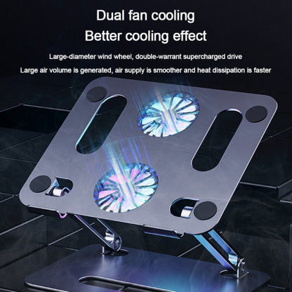 BONERUY P43F Aluminum Alloy Folding Computer Stand Notebook Cooling Stand, Colour: Silver - Cooling Pads by BONERUY | Online Shopping UK | buy2fix