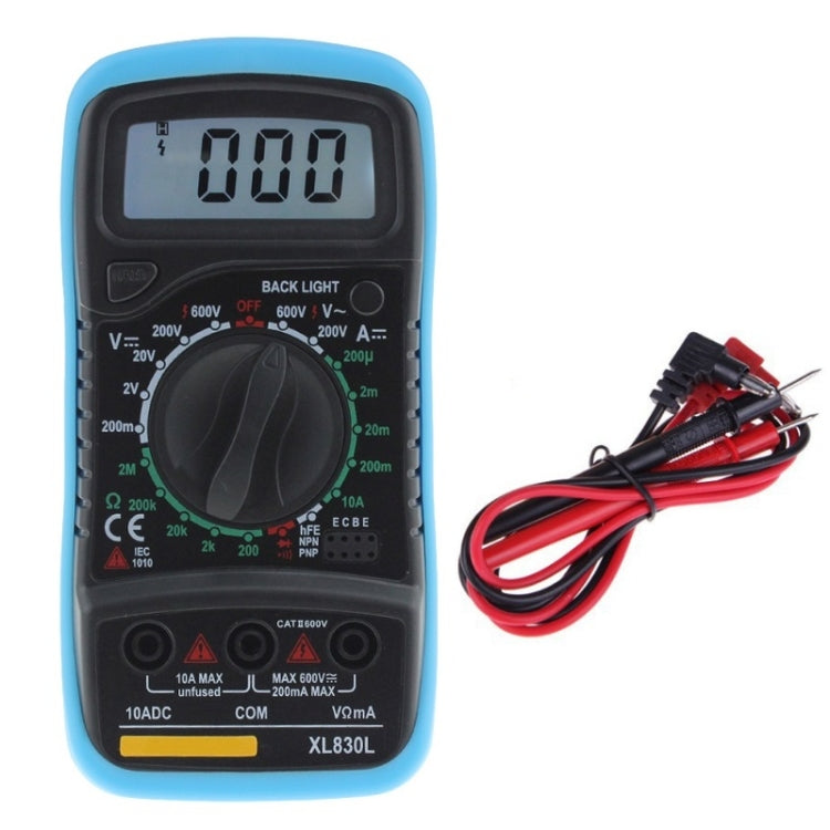 ANENG XL830L Multi-Function Digital Display High-Precision Digital Multimeter, Specification: Bubble Bag Packing(Blue) - Consumer Electronics by ANENG | Online Shopping UK | buy2fix