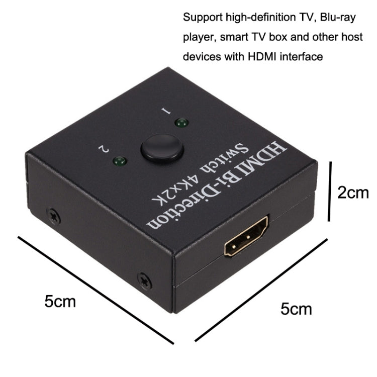 ZHQ010 HDMI Two-Way Smart 2 to 1 Out Switch - Switch by buy2fix | Online Shopping UK | buy2fix