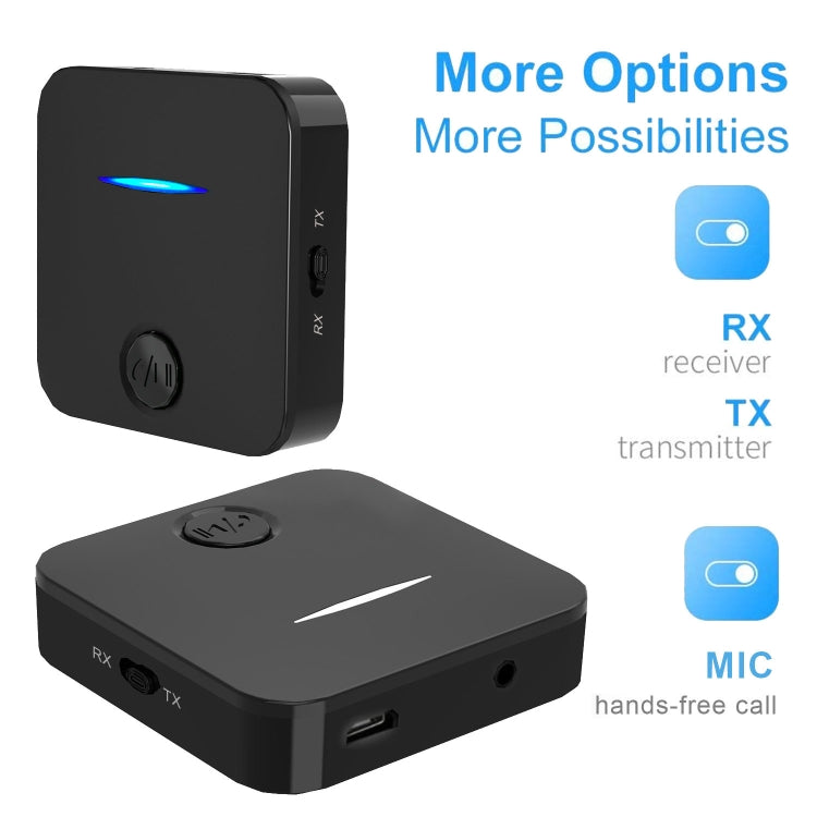 WB5 Bluetooth 5.0 Wireless Audio Adapter Receiver & Transmitter - Apple Accessories by buy2fix | Online Shopping UK | buy2fix