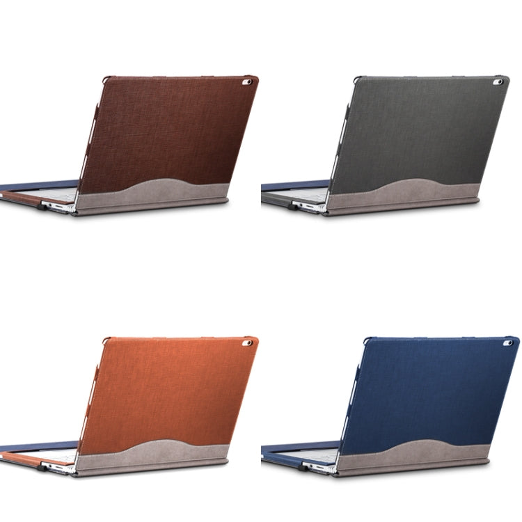 PU Leather Laptop Protective Sleeve For Microsoft Surface Book 1 13.5 inches(Business Brown) - Other by buy2fix | Online Shopping UK | buy2fix