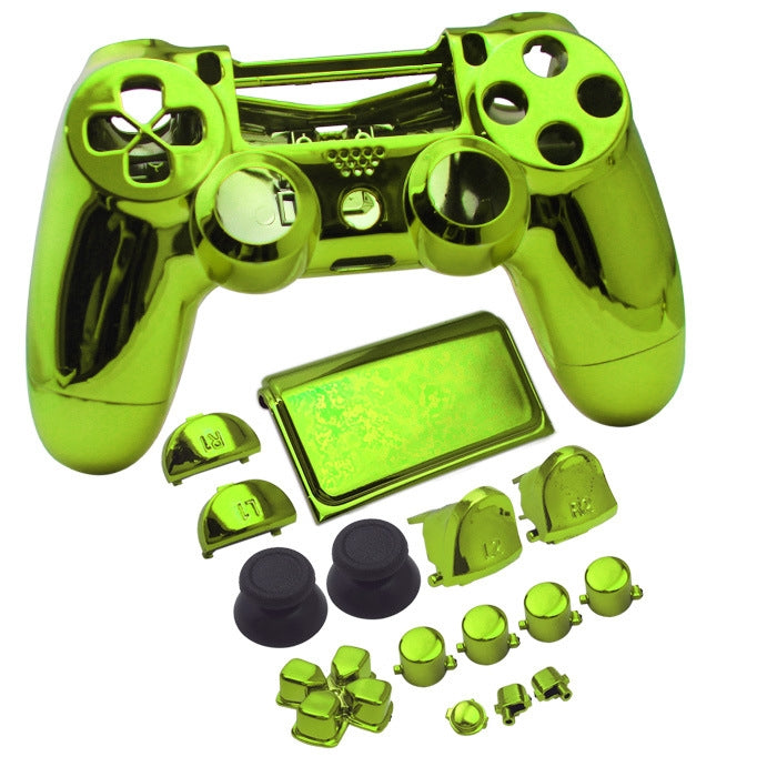 Electroplated Protective Case For PS4 Slim(Green) - Cases by buy2fix | Online Shopping UK | buy2fix