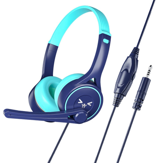 Soyto SY-G30 Online Class Computer Headset, Plug: 3.5mm (Blue Green) - Multimedia Headset by Soyto | Online Shopping UK | buy2fix