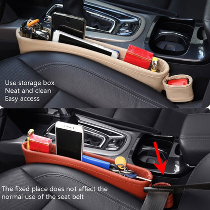 Car Seat Clamp Storage Box(Black Red Side) - In Car by buy2fix | Online Shopping UK | buy2fix