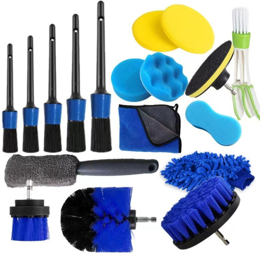 18 PCS / Set Multi-Function Cleaning Electric Drill Brush - In Car by buy2fix | Online Shopping UK | buy2fix