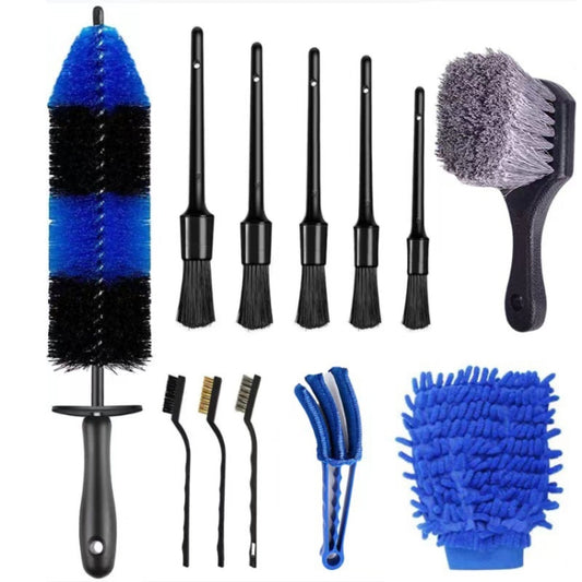 12 PCS / Set Car Tire Slight Cleaning Brush( A) - In Car by buy2fix | Online Shopping UK | buy2fix