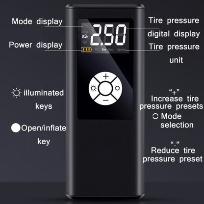 Car Portable Digital Display Electric Air Pump, Specification: L2775 Wired Version - In Car by buy2fix | Online Shopping UK | buy2fix