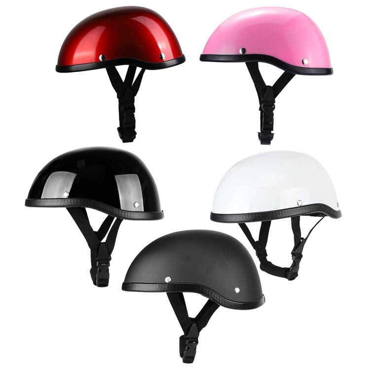 BSDDP A0315 Summer Scooter Half Helmet(Bright Black) - Protective Helmet & Masks by BSDDP | Online Shopping UK | buy2fix