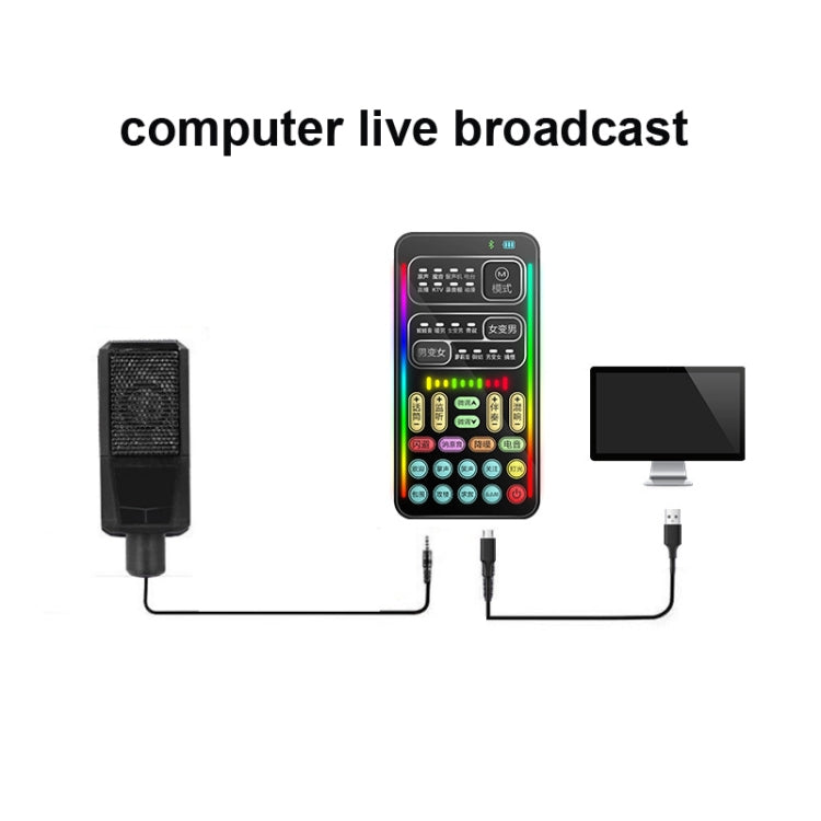i9  Set Voice Changer Game Live Broadcast Mobile Computer Sound Card - Consumer Electronics by buy2fix | Online Shopping UK | buy2fix