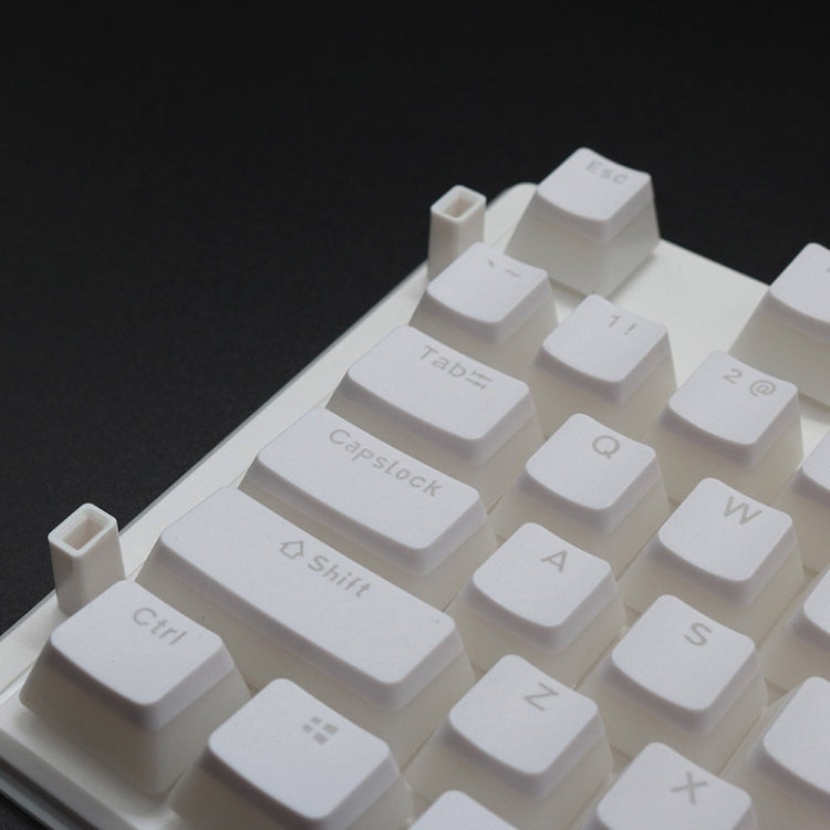 Pudding Double-layer Two-color 108-key Mechanical Translucent Keycap( Dark Coffee) - Silicone / Sticker by buy2fix | Online Shopping UK | buy2fix