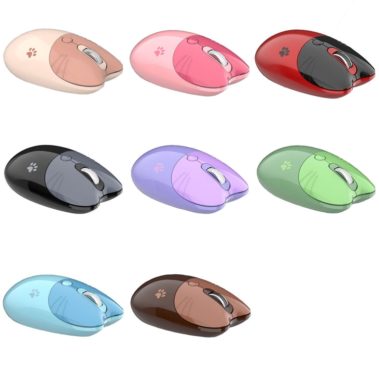 M3 3 Keys Cute Silent Laptop Wireless Mouse, Spec: Bluetooth Wireless Version (Gray Black) - Wireless Mice by buy2fix | Online Shopping UK | buy2fix