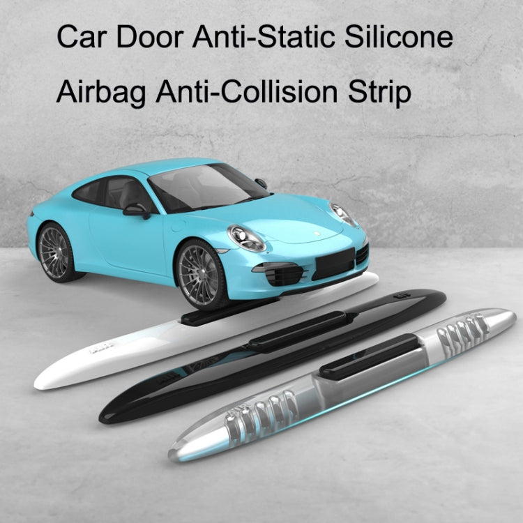 4 PCS Car Door Anti-Static Silicone Airbag Anti-Collision Strip, Colour: Transparent - In Car by buy2fix | Online Shopping UK | buy2fix