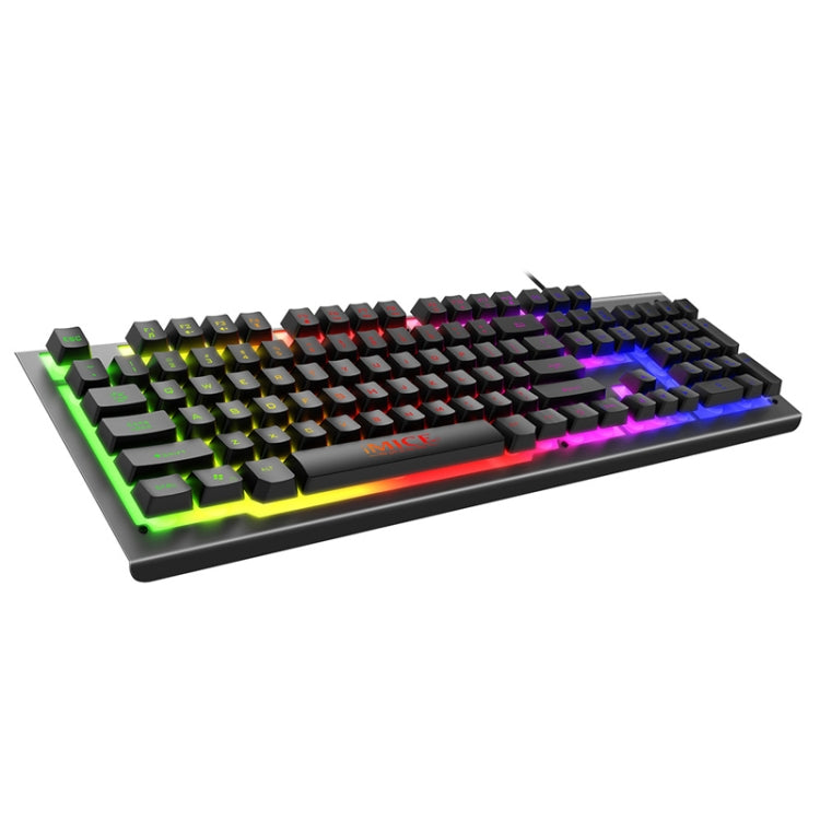 IMICE AK-900 104 Keys Metal Backlit Gaming Wired Suspended Illuminated Keyboard, Cable Length: 1.5m(Black) - Wired Keyboard by IMICE | Online Shopping UK | buy2fix