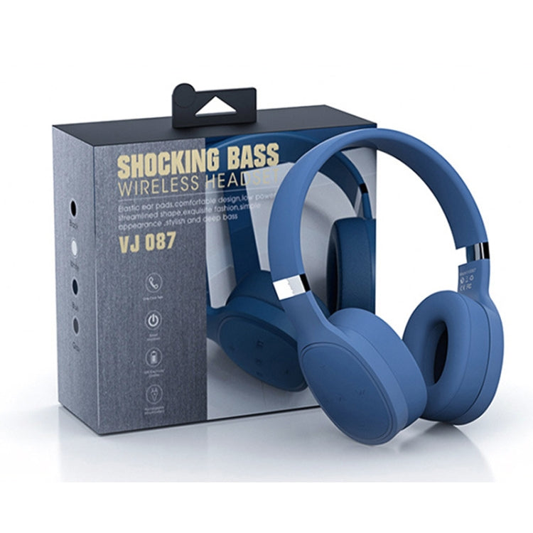 VJ087 Folding Wireless Sports Bluetooth Gaming Headset(Black) - Apple Accessories by buy2fix | Online Shopping UK | buy2fix