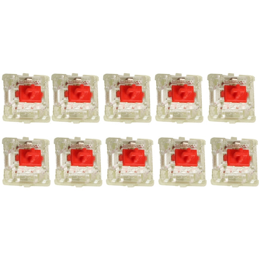 10PCS Cherry MX RGB Transparent Shaft Switch Mechanical Keyboard Triangular Shaft Body, Color: Red Shaft - Other by CHERRY | Online Shopping UK | buy2fix