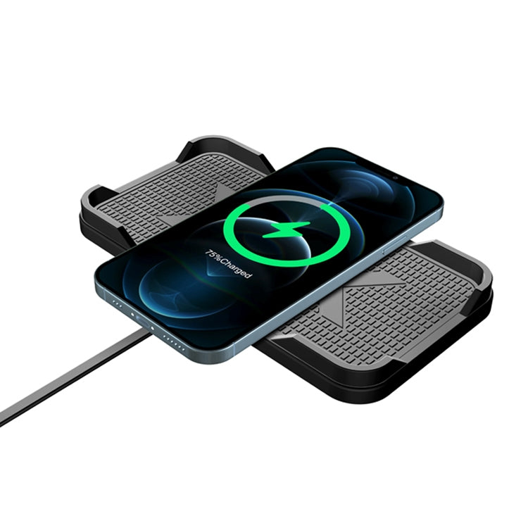 POLMXS C12 Car Anti-Slip Wireless Charger - In Car by buy2fix | Online Shopping UK | buy2fix