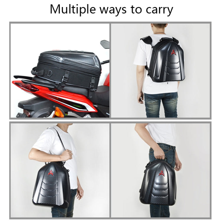 MOTOCENTRIC 11-MC-0113 Outdoor Riding Motorcycle Rear Seat Bag(Red) - Bags & Luggages by MOTOCENTRIC | Online Shopping UK | buy2fix