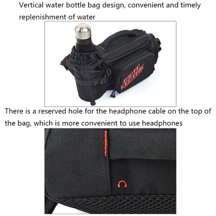 MOTOCENTRIC 11-MC-0112 Multifunctional Motorcycle Riding Messenger Waist Bag(Reflective) - Bags & Luggages by MOTOCENTRIC | Online Shopping UK | buy2fix