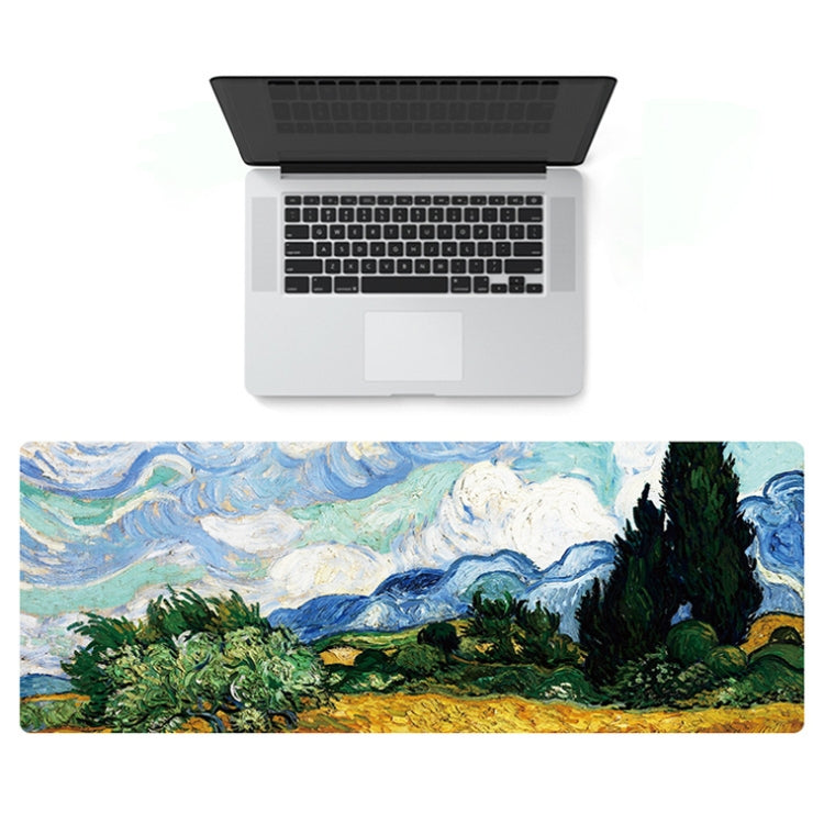 400x900x1.5mm Unlocked Am002 Large Oil Painting Desk Rubber Mouse Pad(Room) - Mouse Pads by buy2fix | Online Shopping UK | buy2fix