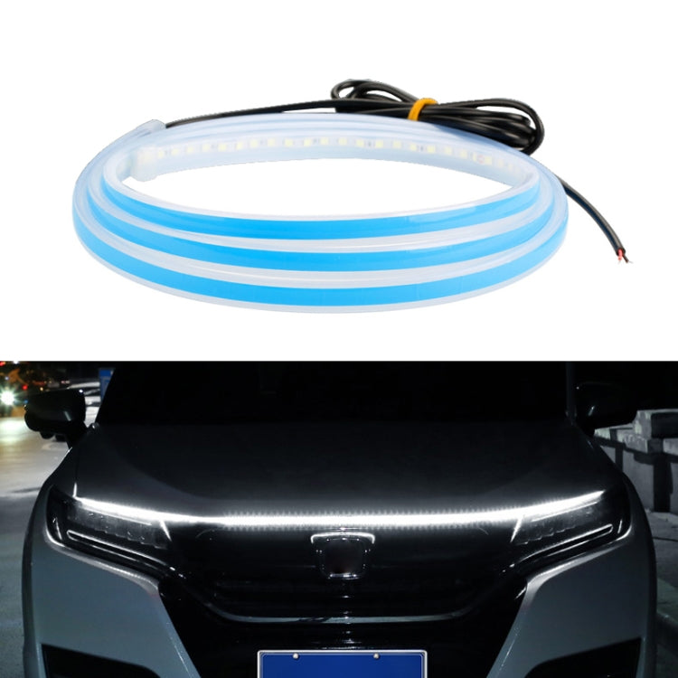 Car LED Streamer Decorative Hood Atmosphere Lights, Style: Monochrome White Light(1.5m) - In Car by buy2fix | Online Shopping UK | buy2fix