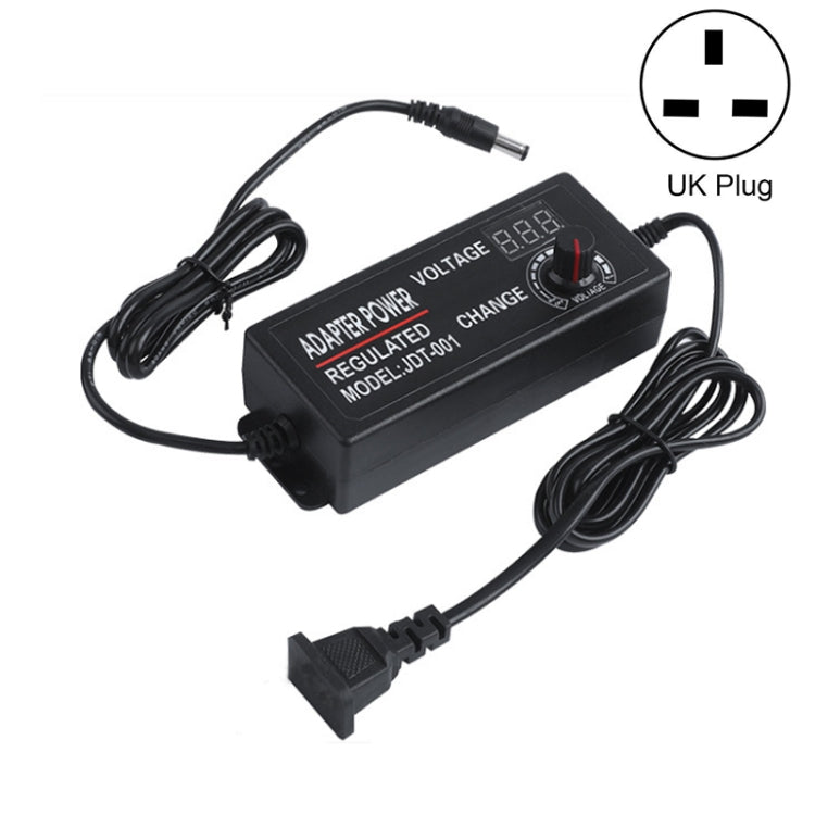 HuaZhenYuan 3-12V5A High Power Speed Regulation And Voltage Regulation Power Adapter With Monitor, Model: UK Plug - AC Adapers by HuaZhenYuan | Online Shopping UK | buy2fix