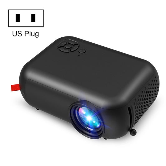 A10 480x360 Pixel Projector Support 1080P Projector ,Style: Basic Model Black (US Plug) - Consumer Electronics by buy2fix | Online Shopping UK | buy2fix