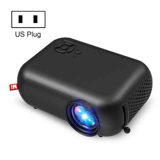 A10 480x360 Pixel Projector Support 1080P Projector ,Style: Same-screen Black (US Plug) - Consumer Electronics by buy2fix | Online Shopping UK | buy2fix