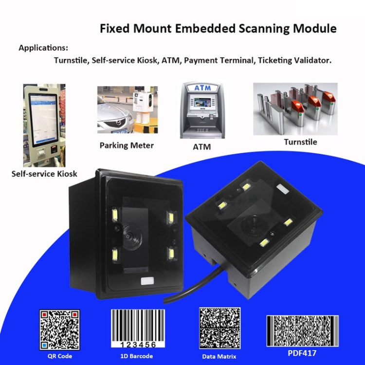 EVAWGIB DL-X922T QR Code Scanning Module Embedded Scanning Head, Interface: RS232 - Consumer Electronics by EVAWGIB | Online Shopping UK | buy2fix