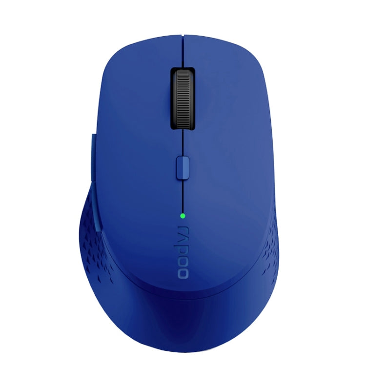 Rapoo M300G 1600DPI 3 Keys Laptop Office Silent Wireless Bluetooth Mouse(Blue) - Wireless Mice by Rapoo | Online Shopping UK | buy2fix