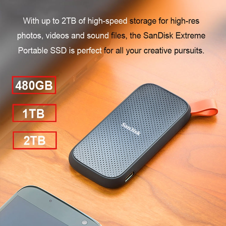 SanDisk E30 High Speed Compact USB3.2 Mobile SSD Solid State Drive, Capacity: 480GB - Computer & Networking by SanDisk | Online Shopping UK | buy2fix