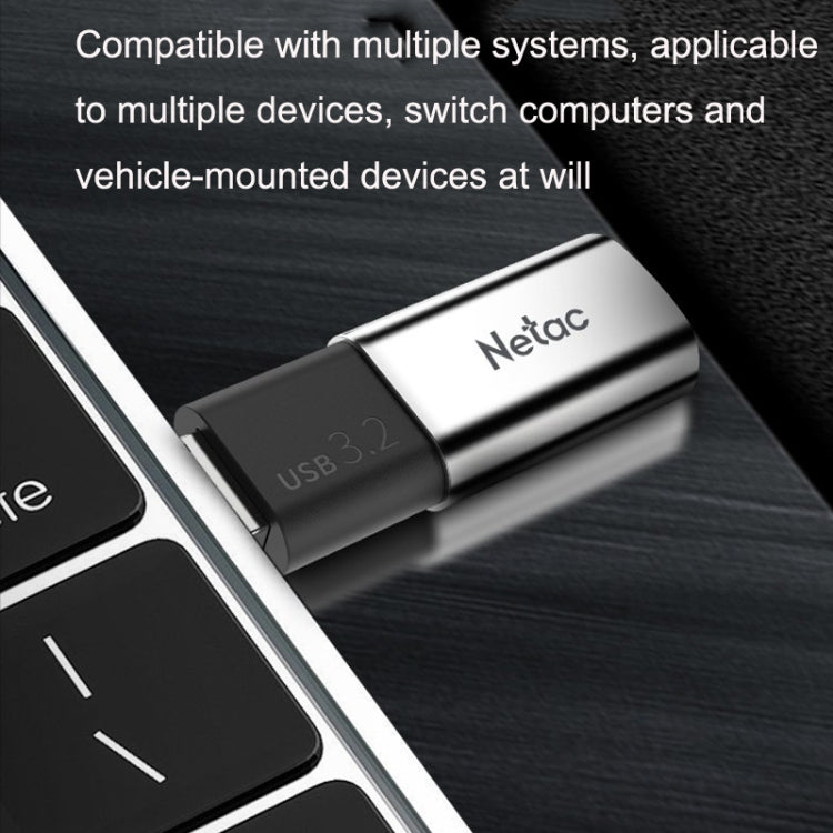 Netac US2 High-Speed Metal Capped Computer Car Mobile Solid State USB Flash Drives, Capacity: 256GB - USB Flash Drives by Netac | Online Shopping UK | buy2fix