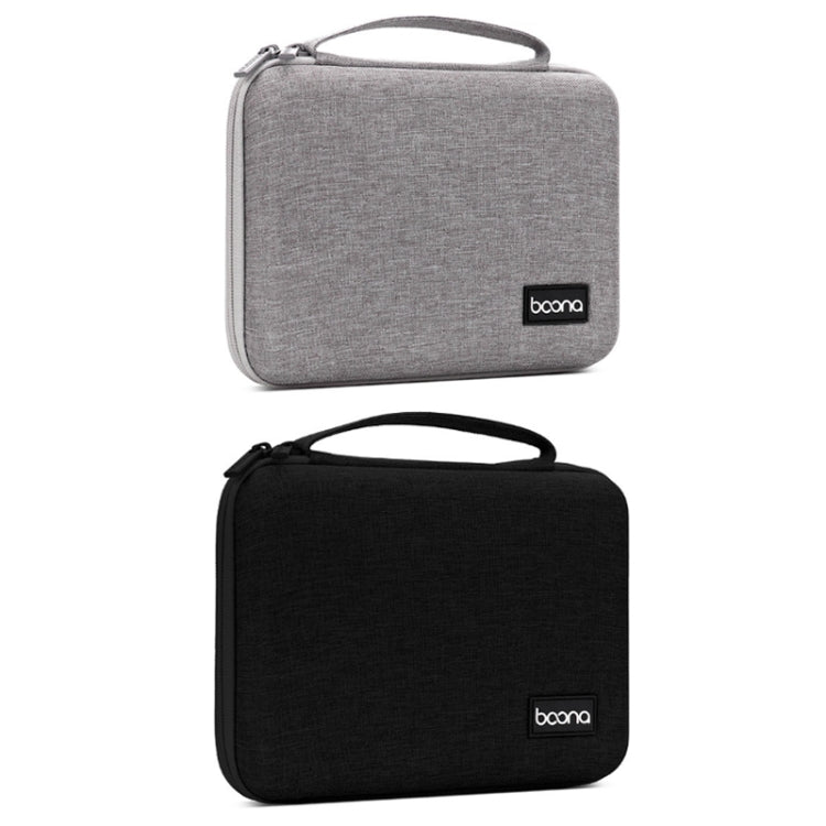 Baona BN-F018 Multifunctional Double Layer EVA Hard Shell U Disk Data Cable Storage Bag(Black) - Hard Drive Bags & Cases by Baona | Online Shopping UK | buy2fix